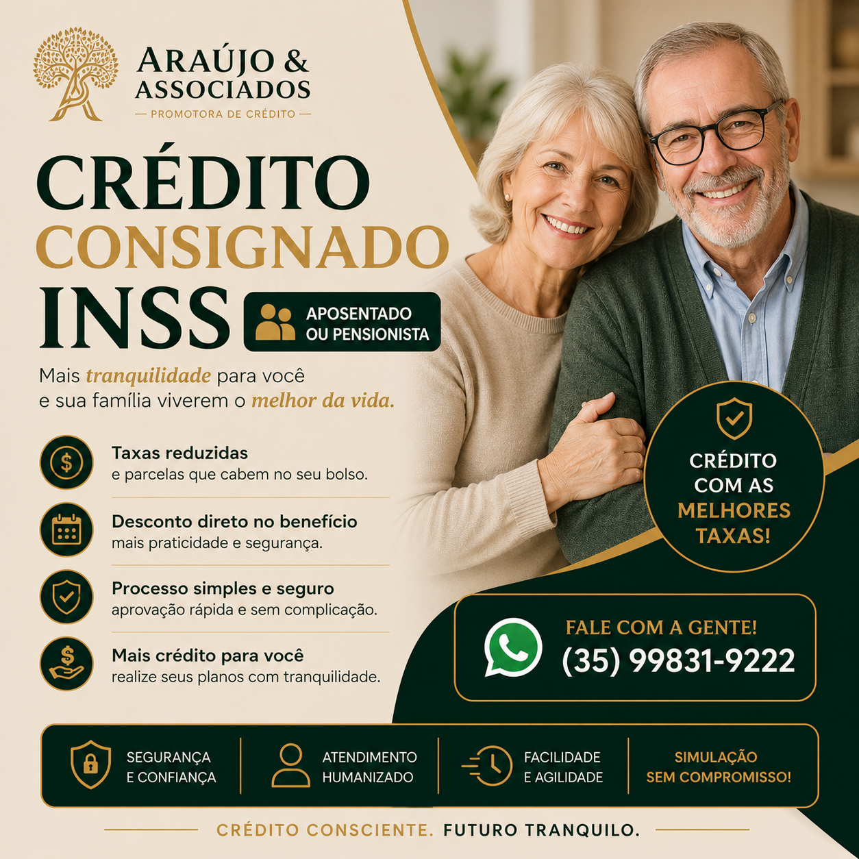 Crédito consignado INSS Araújo & Associados