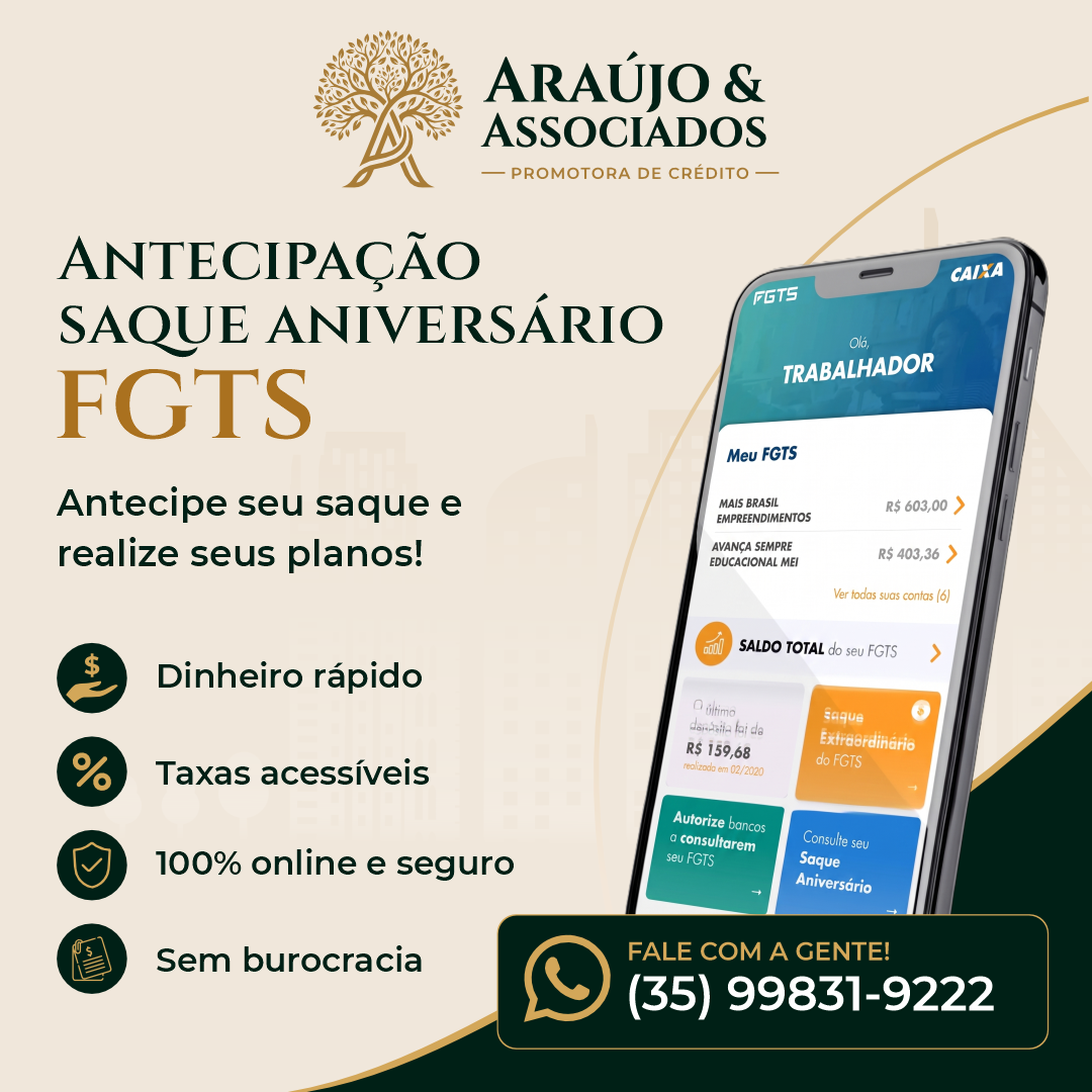 Antecipação FGTS